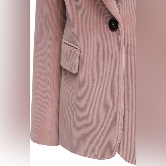 Like new Max Mara Weekend pink corduroy blazer size 12 - Picture 5 of 6